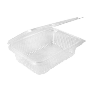 Barquette avec couvercle transparent en PLA 750ml 18,8x14,3x5,2cm par 400_1
