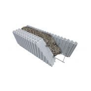 Coffrage isolant - Euromac 2 - avec deux parois en polystyrène expansé et armature métallique_1