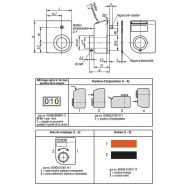 Indicateur de position - KIPP - pas 1 - K0408.01001221 - Carter polyamide résistant aux chocs avec affichage clair_1