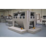 Série V - Cabine de sablage/microbillage à dépression - Finimac - Poids 190 à 430 kg - Cyclone pour récupération continue_1