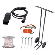 Treuil pour tirage de câble à haute vitesse (8 m/mn) ou basse vitesse (4 m/mn) - CABKIT30 / CABKIT48 - capacité 30 kN et 48 kN_1