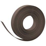 Vidaxl bordures de jardin 4 pcs marron 10 m 10 cm polyéthylène 3155438_1