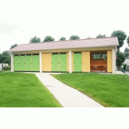 Sanitaires publics extérieurs KALYSSE - Chalet en sapin rouge traité autoclave avec toiture à deux pentes et équipements modulables_1