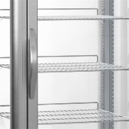 Armoire vitrée réfrigérée UPD200 - double vitrage, éclairage LED et froid ventilé_1