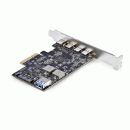 Carte PCIe USB à  5 Ports, USB 3.2 10Gbps, Carte PCI Express avec 4x USB-C et 1x USB-A interne, Carte_1