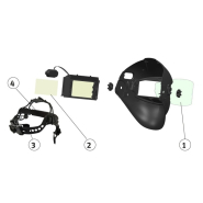 Casque automatique de soudure Schweisskraft VarioProtect XXL-W F-TC - grand champ de vision 100x65 mm - Flip-Up System_1