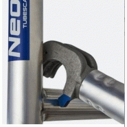 Échafaudage roulant aluminium Neolium 300 Box - Comabi SNC - hauteur de travail maximale 14m - structure aluminium soudé_1