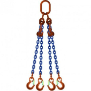 Elingue chaîne GRADE 100 réglable avec crochets à linguet Référence 4349XG100_1