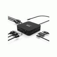 Port Designs 901907 station d'accueil Avec fil USB 3.2 Gen 1 (3.1 Gen 1) Type-C Noir_1