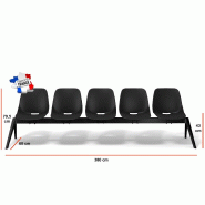 Poutre d'accueil BAKEA - Sokoa - Taupe, 5 places_1