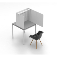 Cabine d'analyse sensorielle pliable et facilement transportable - Desktop Lab avec options d'éclairage LED et accessoires_1