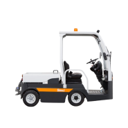 Chariot Tracteur Industriel électrique à 4 roues SIMAI TE 80IXB conçue pour des capacités de charge allant jusqu'à 8000 kg en Alpes -  disponible en achat neuf et en location de courte à longue durée_1