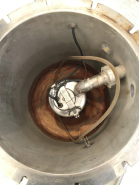 Cuve en acier inoxydable de 100 litres avec électropompe submersible pedrollo d'occasion - référence : c6220_1