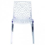 S6316TR - Chaises empilables Gruvyer transparentes - Weber Industries - largeur 52 cm - design italien_1