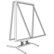 Stop trottoirs - Sigma - Maxi, à pieds tubes, résistant et visible de loin_1