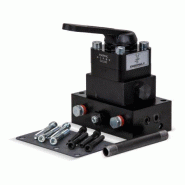 VM43L, Distributeurs Montés sur Pompe, Manuelle, 4-voies, 3-positions, Centre Tandem, avec blocage_1