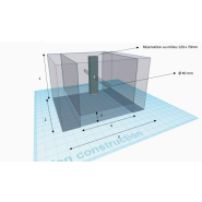 Bloc de béton moulé empilable - VGP - Masse 2000kg Lestage - REF2192000_1