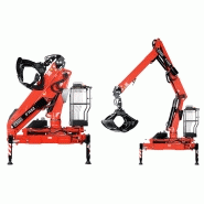 Grue auxiliaire Fassi F145AZ - capacité de levage 14 tm - bras hydraulique jusqu'à 8,25 m_1