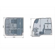 Lx - cabine de camion - man - hauteur 1,925 m_1
