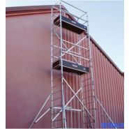 Échafaudage pliant en aluminium ULTRALU PROPLI - hauteur de travail de 2,65 m à 6,65 m - compact et montage facile_1