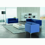 Canapé d'accueil 3 places Design ARTE - OFFISIT - Taupe_1