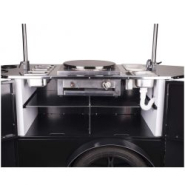 Chariot à crêpes mobile, dotée d'une machine à crêpe professionnelle - RÉF. BZW02_1