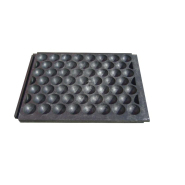 Demi-plaque pour la protection des sols - PVC recyclé, profilée antidérapante, 30 tonnes/m² - Remopla (103)_1