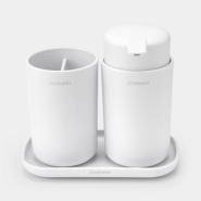 Ensemble d'accessoires pour la salle de bains Brabantia ReNew - kit de 3 - White - UGS280382_1