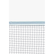 Filet de badminton de compétition FFBAD - Fixation Velcro et œillets - Maille 1,2mm - Bordeaux - 6,02m x 0,76m_1