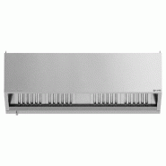 Hotte caisson inox 2m avec moteur, régulateur, filtre et éclairage | Profondeur 900 mm_1