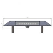 Plot lumineux parking celest - plot routier - eccelectro - 94 mm_1