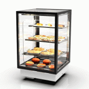 Vitrine chauffante INTEGRA Drop-In - 4 niveaux - 600 mm - H815 mm | Sayl Barcelona - Accès Grab & Go_1