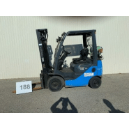 Chariot élévateur frontal gaz d'occasion - Toyota 028FGF18 - Triplex 4700mm - 1800kg_1