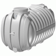 Cuve de stockage enterrée horizontale Millenium 10m3 - Premier Tech Aqua - Code 37751J - PEHD alimentaire, anti-UV, imputrescible_1