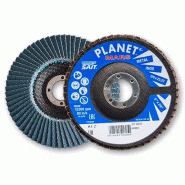 Disque à lamelles planet vert acier/ inox  Ø125 - grain 40_1