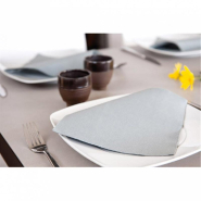 Serviette en ouate gaufré 2 plis gris 39x39cm - par 1200_1