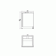 Armoire réfrigérée positive ventilée 200L porte pleine AFI Collin-Lucy_1