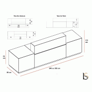 Comptoir d'accueil lumineux Z1 - Officity - 320, Non_1