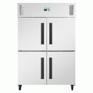 Double armoire réfrigérée positive GN 4 portillons série G 1200L PG053 Polar_1