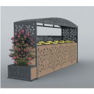 Gamme symphonie - cache-conteneurs et abris poubelle - viva cite - en métal_1