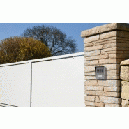 Interphone filaire EXTEL Easy Bus blanc - Double commande gâche/serrure et automatisme de portail - Installation simple_1