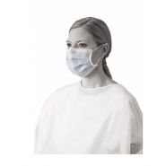 Masque chirurgical Type II - Medline - avec élastiques auriculaires et bande ajustable_1
