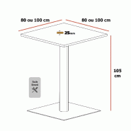 Table haute ROL - Mobel Linea - 80, Anthracite, Anthracite_1