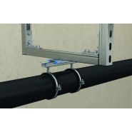 Collier de fixation isophonique série lourde FRSM - inch - Fischer - double filetage en acier galvanisé_1