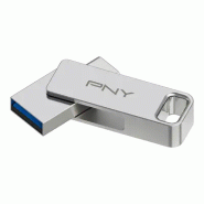 PNY DUO LINK lecteur USB flash 256 Go USB Type-A / USB Type-C 3.2 Gen 1 (3.1 Gen 1) Acier inoxydable_1