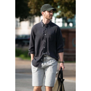 Shorts de sport unisex - Gris mélange - Hickory - Nimbus_1