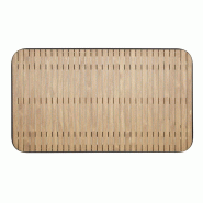 Table rectangulaire effet bois Santorini 1400mm | Bolero - FU536_1