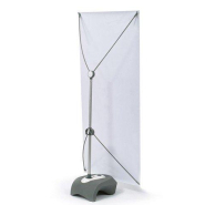 X Banner extérieur - Base à eau - Référence PE-X-OUT - 80x180 cm - Léger et transportable_1