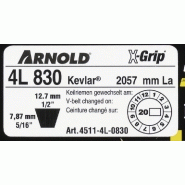 Courroie trapézoïdale X-Grip V de type 4L830_1