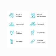 Corbeille Yanex 1 - Corbeille écologique pour tri sélectif en plastiques recyclés 55L_1